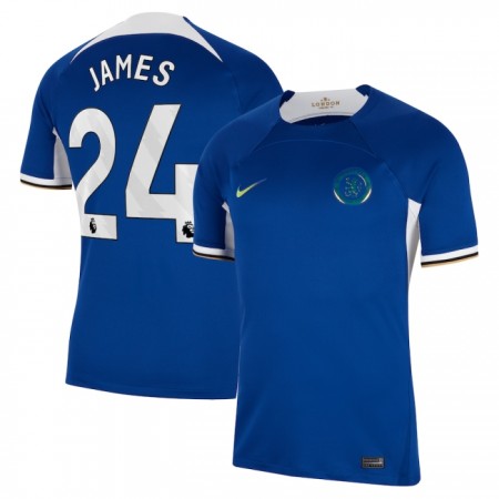 Camisola Chelsea James 24 Equipamento Principal 2023-24 Manga Curta